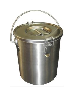 Контейнер для перевозки пищи с сэндвич дном 24*28 см 12,7 л, нержавеющая сталь