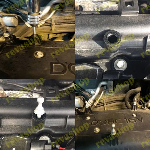 крепежный болт крышки двигателя hyundai kia, болт гбц hyundai kia, болт двигателя hyundai accent, ку