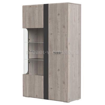 БЗ005 Шкаф-витрина ТВ Бриз 2-х дверный. Размер: 950х1620х410