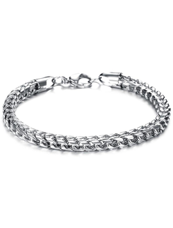 Мужской браслет-цепь «Serpente»