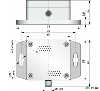 Анализатор CO2 ACO2G201-MB-P-20K