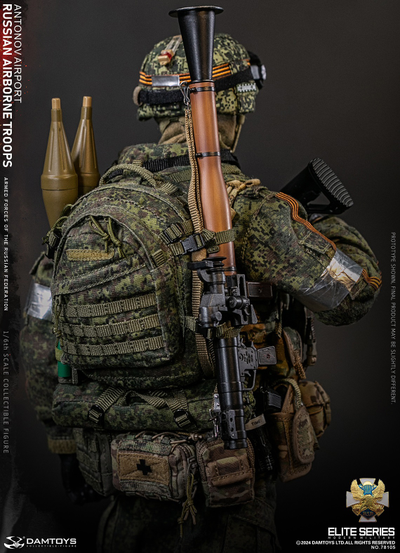 Российский десантник ВДВ - Коллекционная ФИГУРКА 1/6 RUSSIAN AIRBORNE TROOPS SENIOR RIFLEMAN (78105) - DAMTOYS