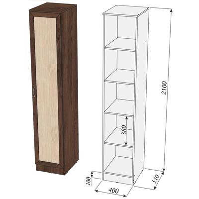 Пенал Премьера-7 бельевой