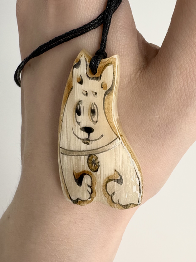 Кулон из камня селенит в ассортименте