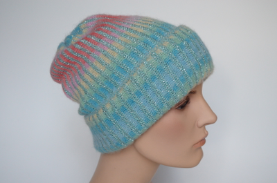 Итальянская шапка бирюзового цвета Vizio зима 2023