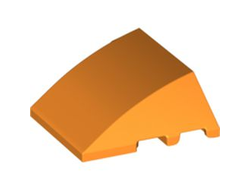 Wedge 4 x 3 Triple Curved No Studs, Orange (64225 / 6329309)