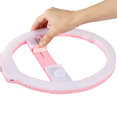 Кольцевая светодиодная лампа Yongnuo YN128 II розовая