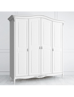 ШКАФ 4 ДВЕРИ SILVERY ROME (L200*P64*H223) S124-K00-S