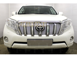 Защита радиатора Toyota Land Cruiser Prado 150 2013-2017 chrome PREMIUM