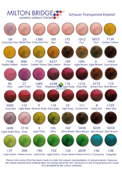 Австрийская горячая эмаль красная прозрачная AV 8 Dark Ruby Red (730-770'C) 10 гр