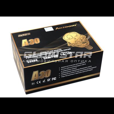 Билед модули Aozoom A30 2025 3.0 дюйма, 5500K, 4 чипа, 12V, 54W/79W, крепление 3R и съемное гаечное