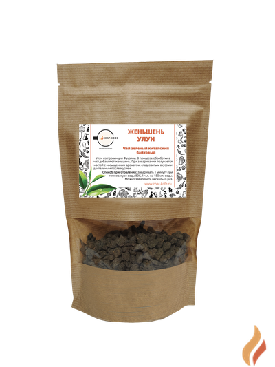 Чай зеленый китайский байховый Женьшень Улун (II категории)