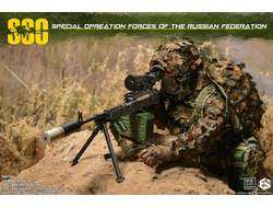 ПРЕДЗАКАЗ - Пулеметчик ССО РФ - Коллекционная ФИГУРКА 1/6 scale Special Operation Forces of The Russian Federation (SSO) (26075A) - Easy&Simple ?ЦЕНА: 26300 РУБ.?