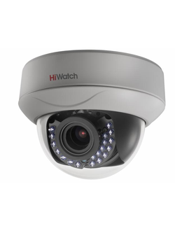 DS-T207P 2Мп купольная HD-TVI видеокамера с ИК-подсветкой до 30м с PoC