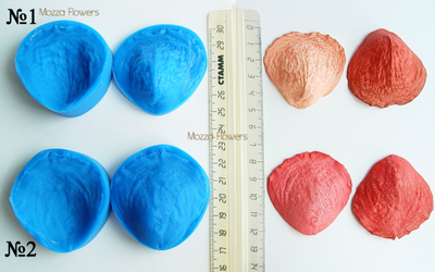 "Лепесток увядшей розы " силиконовый молд  (вайнер)