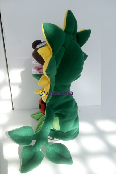 Логопедическая кукла-перчатка Подсолнух большой (управляется рот и язык), 50 см