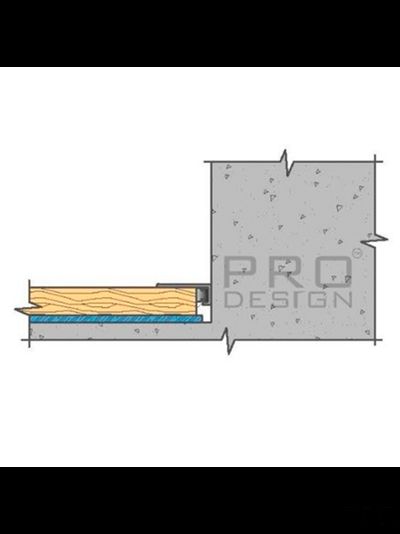 Щелевой плинтус PRO DESIGN MINI 7067  Не анодированный