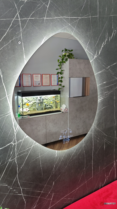 Умное зеркало с часами и погодой Loona GLS