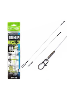 Поводок HITFISH Titanium Leader (белый) 250мм d 0.35 12,6кг