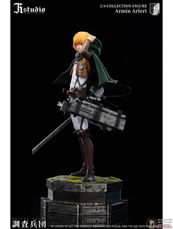 Фигурка статуя 1/4 Армин Арлерт (Armin Arlert GK Statue jr studio)