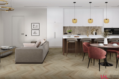 Кварцвиниловая плитка Damy Floor Chevron LVT Versailles / Версаль DF01-Ch-LVT