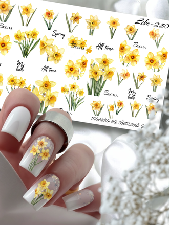 Слайдер-дизайн для ногтей LIKE-250