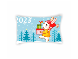 Подушка горизонтальная год Кролика №17