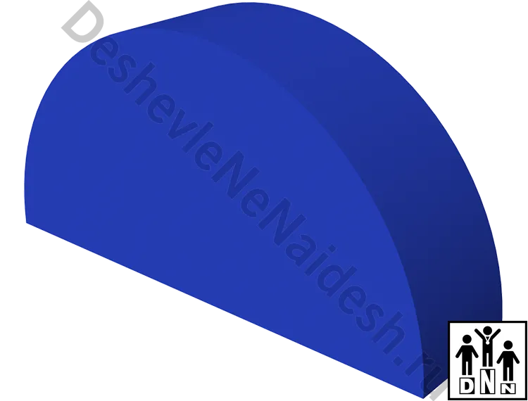 Мягкий модуль полуцилиндр 400x200x100