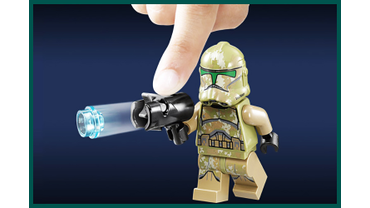 Новый Укороченный Бластер с Функцией Стрельбы из Набора LEGO # 75035.