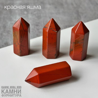 Столбик шестигранный 35х15х15 мм, вид камня в ассортименте, цена за штуку
