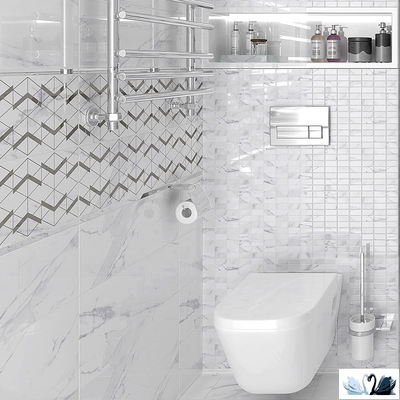 Плитка настенная Laparet Lord белый 20 х 60 см