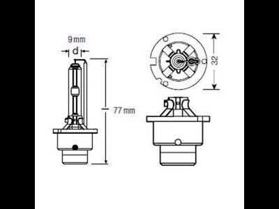 Ксеноновая лампа D2S Neolux NX2S Ксенарк, 1шт
