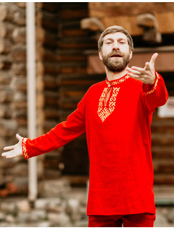 Рубаха славянская современная "Яромир"