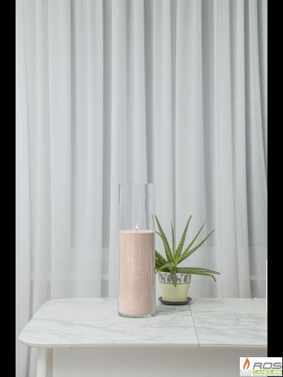 Насыпная свеча "Цилиндр 50 см", бежевая "Бежевый"