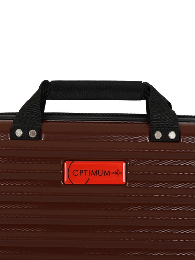 Пластиковый кейс для ноутбука 15.6 - 16 дюймов Optimum, коричневый