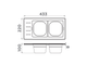 КОНТЕЙНЕР OMOIKIRI DC-02-2 LG (4999077) СВЕТЛОЕ ЗОЛОТО