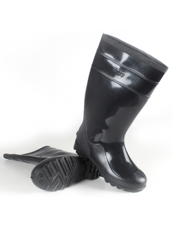 Сапоги мужские ПВХ двухкомпонентные Step, черный