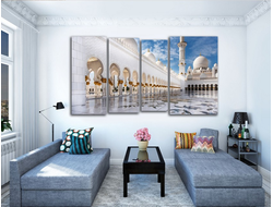 Модульная картина "Белая мечеть"