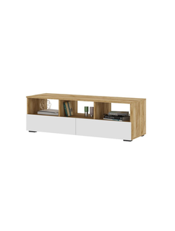 Хелен ТБ 02 тумба ТВ Дуб Крафт золотой/Белый