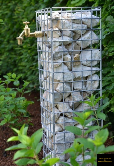 белый камень для габиона