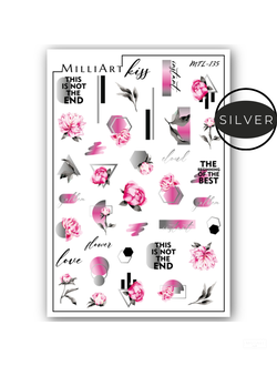 Слайдер-дизайн MilliArt Nails Металл MTL-135