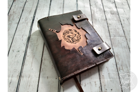 Ежедневник из натуральной кожи, подарок руководителю, кожаный блокнот купить, оригинальный подарок