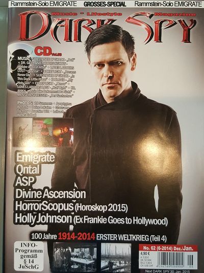 DARK SPY Magazine № 72. Tanzwut, Tarja Cover