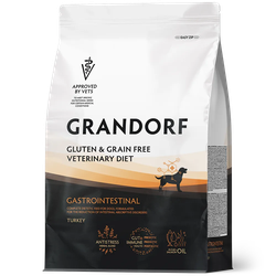 Grandorf VET Gastrointestinal (Грандорф Вет Гастроинтестинал) при острых расстройствах пищеварения и для снижения нарушений всасывания в кишечнике, 1кг