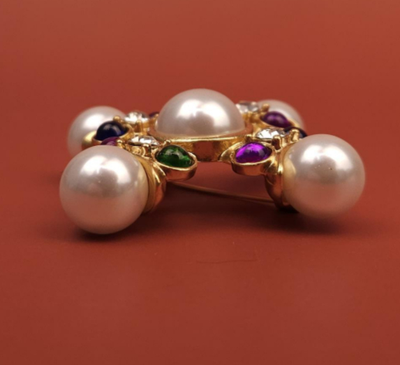 Брошь "Крест"