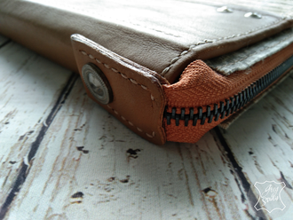 Кожаный органайзер для документов, органайзер для поездок, холдер для документов, сумка под документ