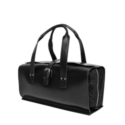 Кожаная дорожная сумка Gavardo Premium black (арт. 
4043-51)