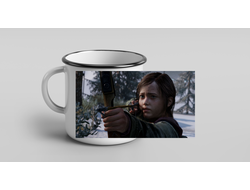 Кружка металлическая эмалированная  ОДНИ ИЗ НАС, THE LAST OF US  №5