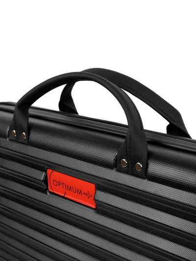 Пластиковый кейс для ноутбука 15.6 - 16 дюймов Optimum, черный матовый