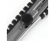 Нож канцелярский 18 мм BRAUBERG "Metallic", роликовый фиксатор, резиновые вставки, металл, 237159